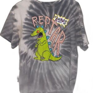 Men’s Nickelodeon Medium Tie Dye Rugrats Reptar T-shirt